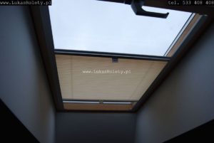 Plisy na okna dachowe VELUX