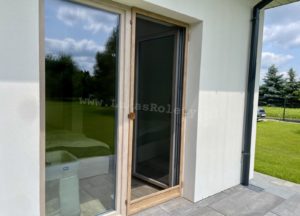 moskitiery drzwiowe woodec