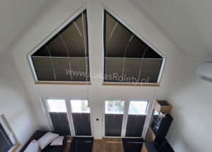 Żaluzje na okna skośne