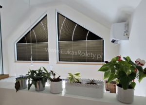 plisy na okna skośne