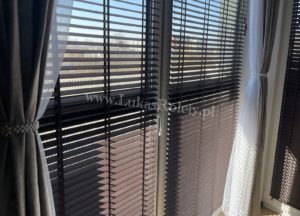 Żaluzje drewniane 35 mm, Łódź