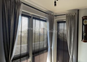 Żaluzje drewniane 35 mm, Łódź