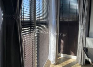 Żaluzje drewniane 35 mm,